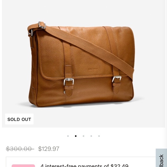 Cole haan messenger bag - Picture 1 of 6